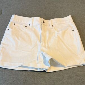 J Crew Women's White Denim Shorts size 27 NWT